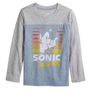 SONIC THE HEDGEHOG Graphic Long Sleeve Tee, size 7